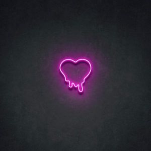 LED NEON Topnienie serca