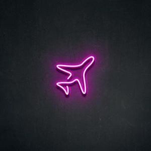 LED NEON Samolot