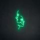 LED NEON Twarze